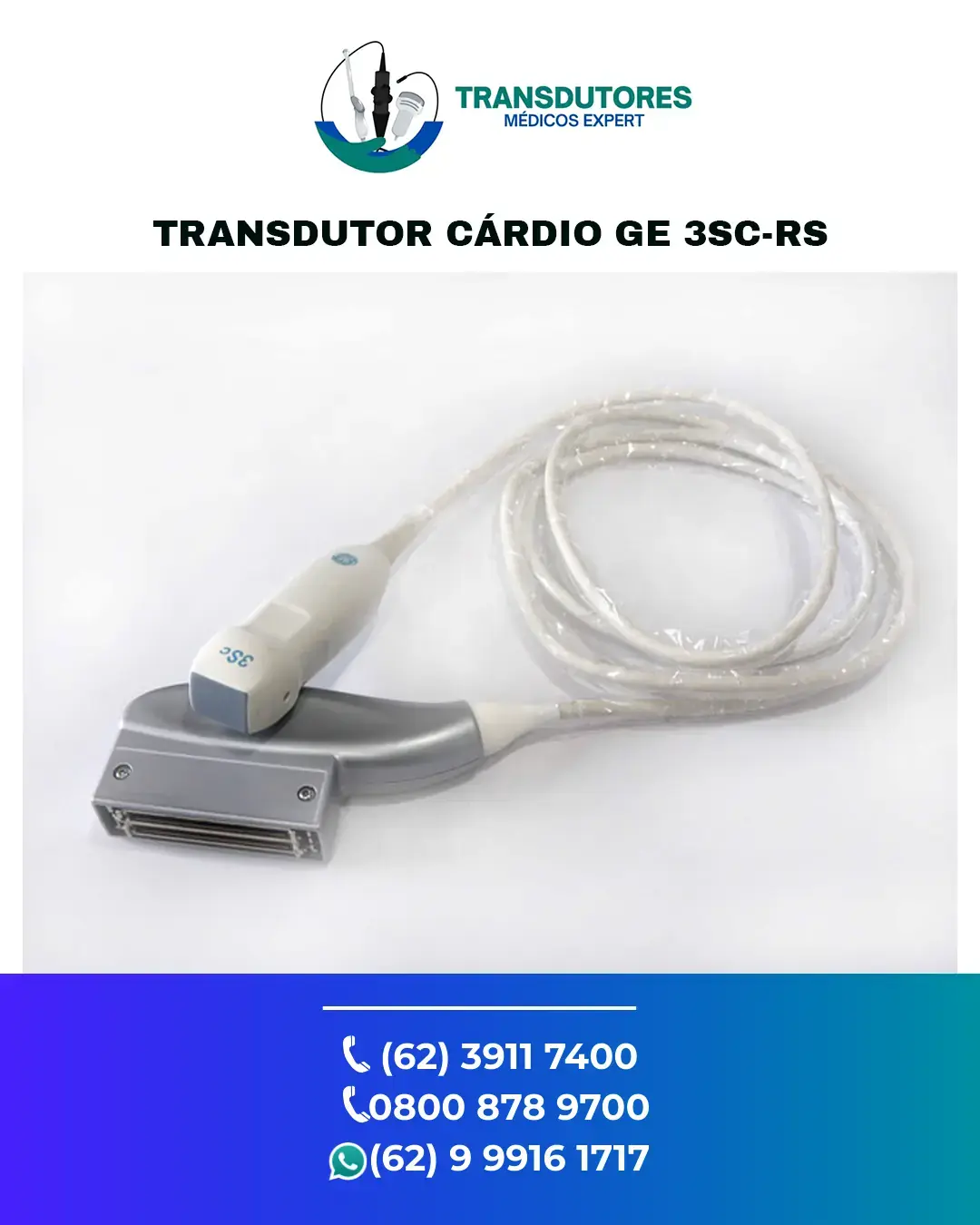 SERVIÇO CORRETIVO TRANSDUTOR CARDIO GE 3SC RS BRASIL
